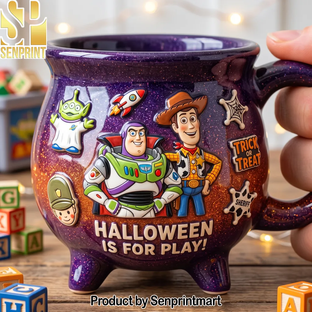 Toy Story Halloween Is For Play 3D Cauldron Mug