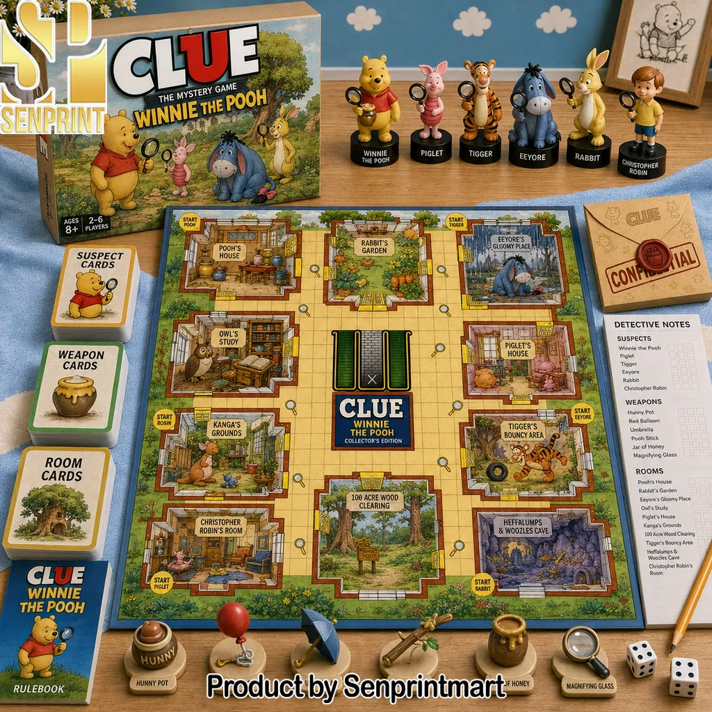 Winnie The Pooh Clue Collector Edition Board Game