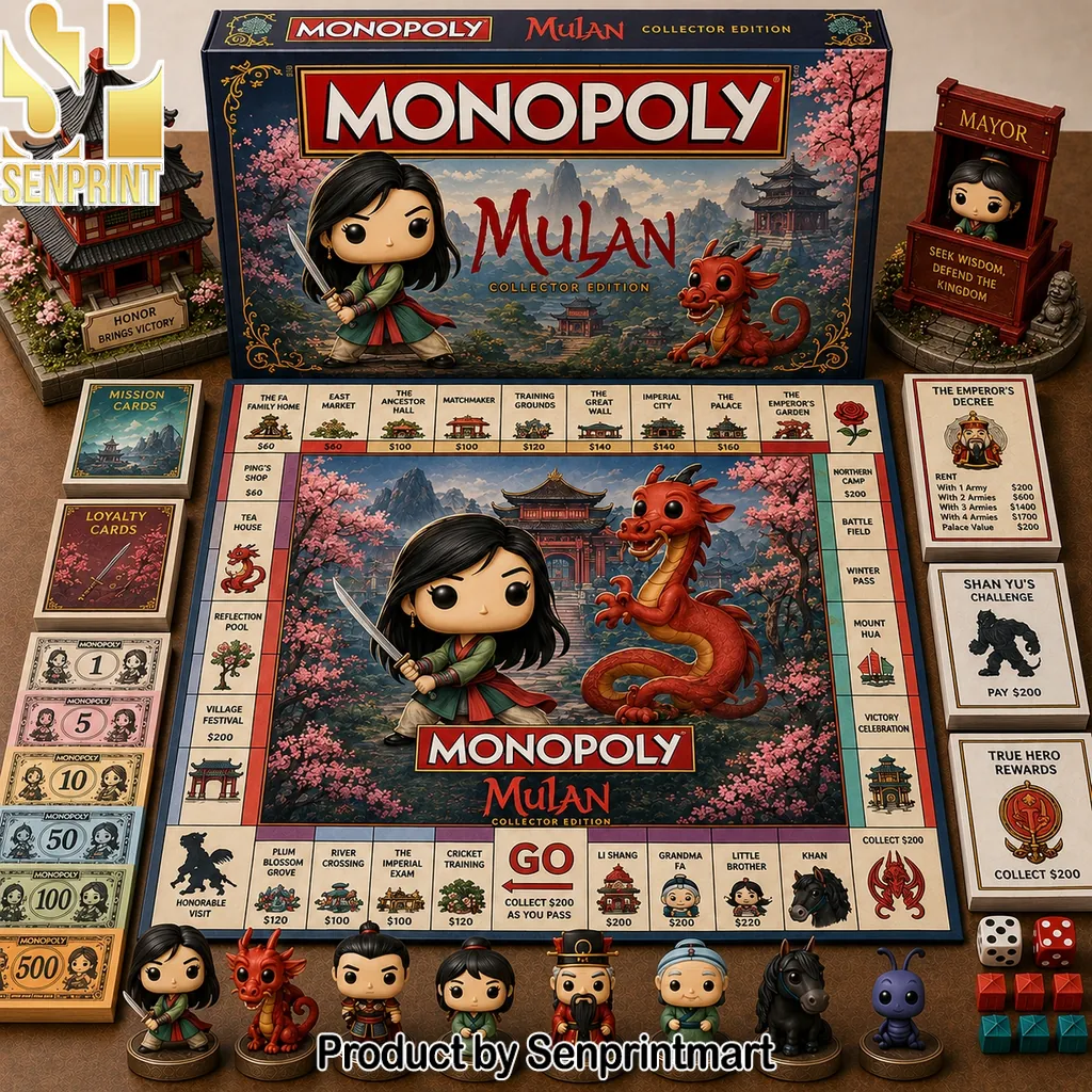 Mulan Monopoly Collector Edition Board Game