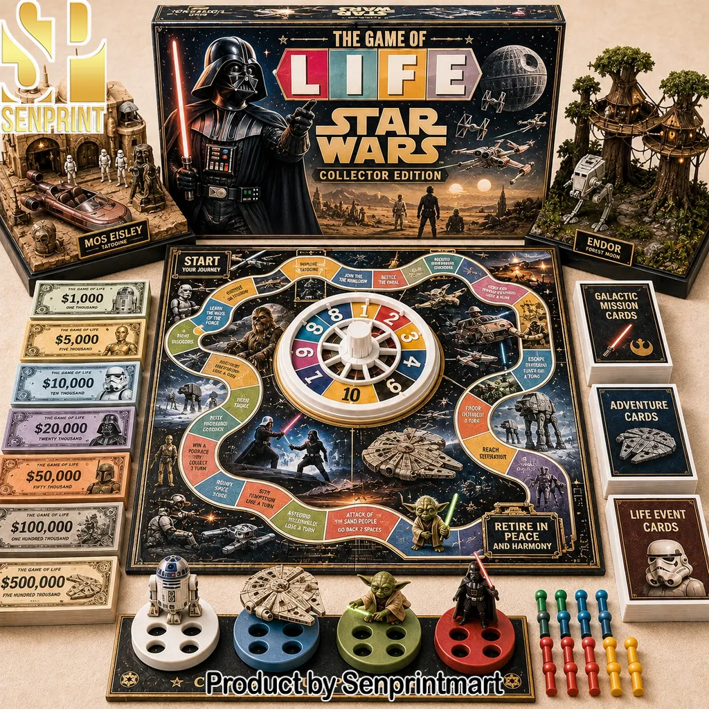 Star Wars The Game Of Life Collector Edition Board Game