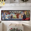 Personalized Disney Gingerbread Family Christmas Quilted Table Runner Personalized Disney Gingerbread Family Christmas Quilted Table Runner