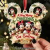 Star Wars Personalized Family Christmas Wreath Acrylic Ornament Star Wars Personalized Family Christmas Wreath Acrylic Ornament