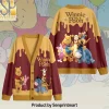 Winnie The Pooh And Friends Embroidered Personalized Knitted Cardigan