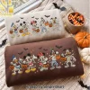 Disney Halloween Characters Embroidered Orange Sweatshirt Disney Halloween Characters Embroidered Orange Sweatshirt