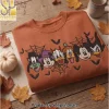 Disney Halloween Characters Embroidered Premium Sweatshirt Disney Halloween Characters Embroidered Premium Sweatshirt