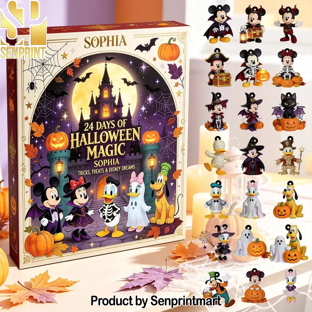 Personalized Disney Halloween 24 Days Of Magic Advent Calendar