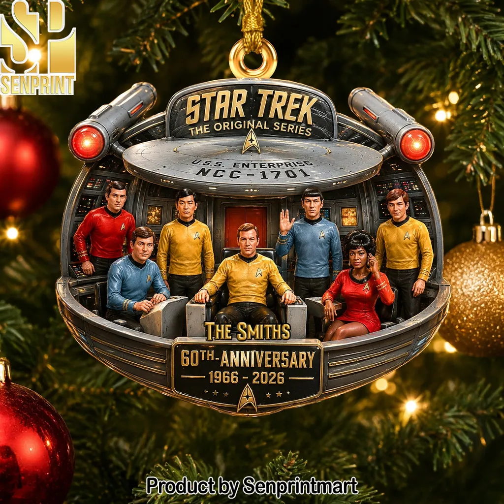 Star Trek The Original Series 60th Anniversary Personalized Ornament