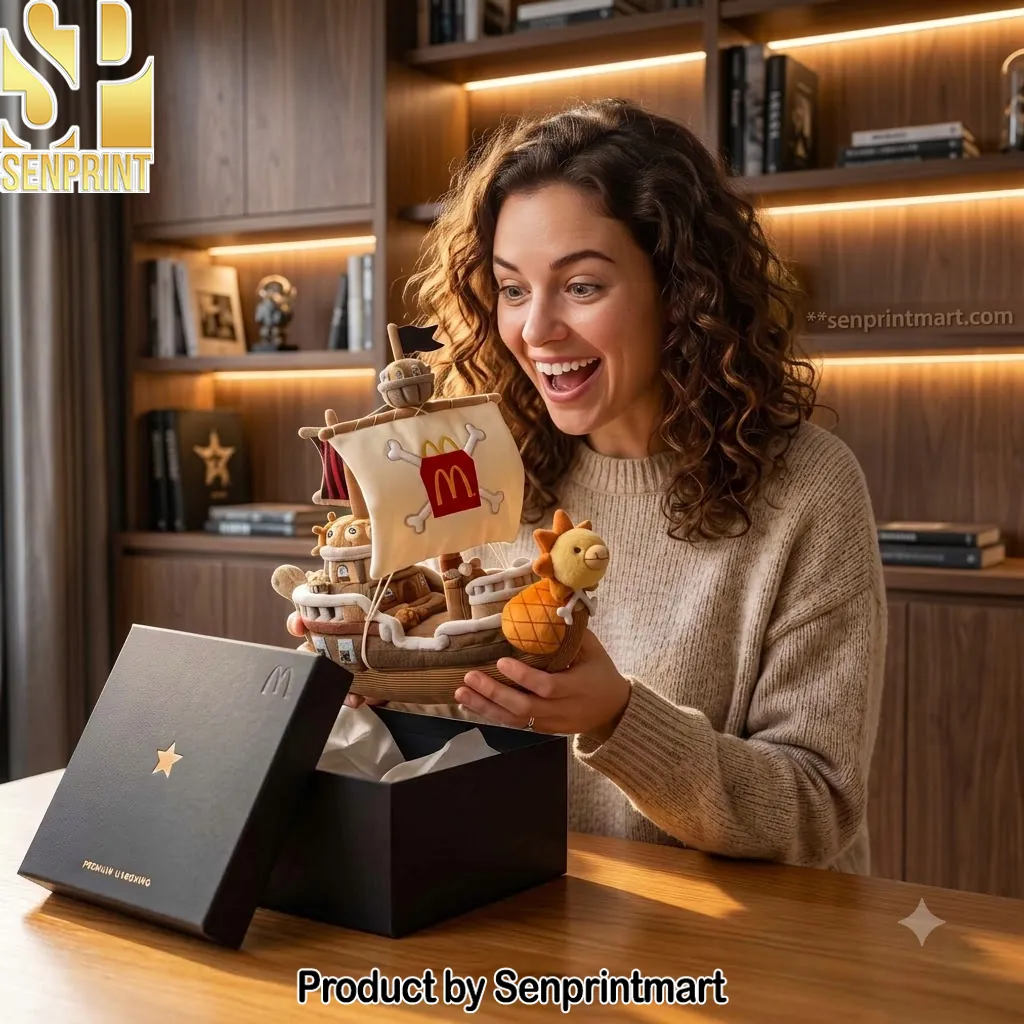 One Piece McDonald’s Collaboration Thousand Sunny Plush Toy
