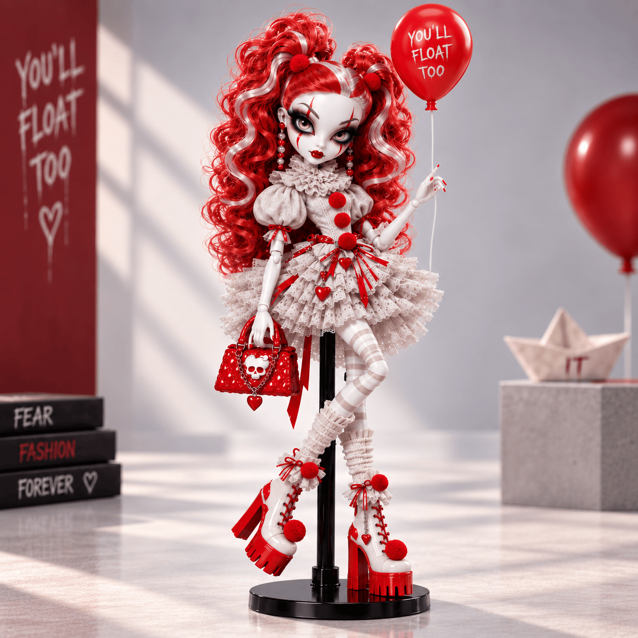 Monster High x IT Pennywise Skullector Limited Edition Horror Fashion Collector Doll Monster High x IT Pennywise Skullector Limited Edition Horror Fashion Collector Doll