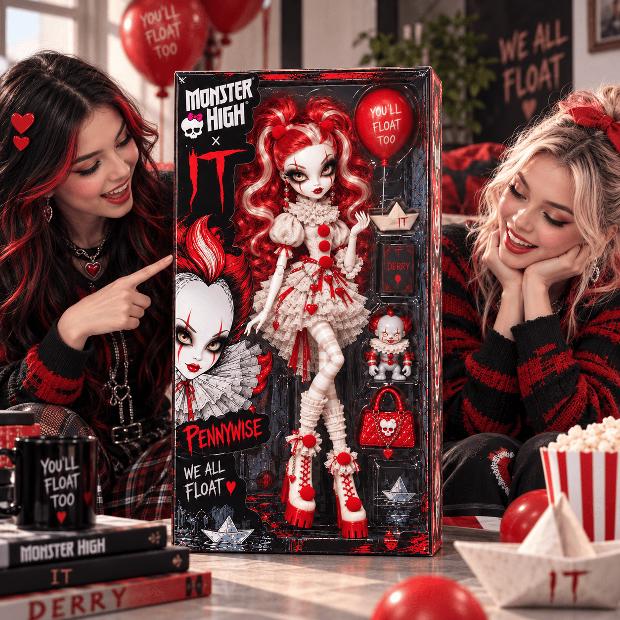 Monster High x IT Pennywise Skullector Limited Edition Horror Fashion Collector Doll Monster High x IT Pennywise Skullector Limited Edition Horror Fashion Collector Doll