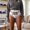 Personalized Baseball Laces Custom Name Funny Sports Fan Gift Women's Briefs