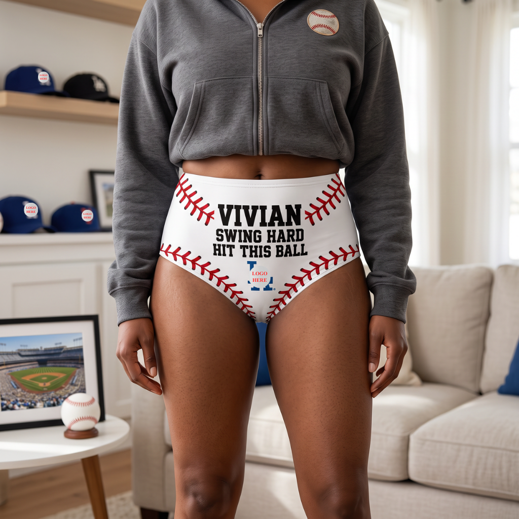 Personalized Baseball Laces Custom Name Funny Sports Fan Gift Women’s Briefs Personalized Baseball Laces Custom Name Funny Sports Fan Gift Women’s Briefs