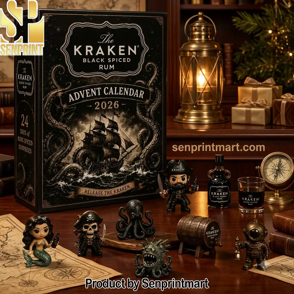 The Kraken Black Spiced Rum 2026 Limited Edition Advent Calendar
