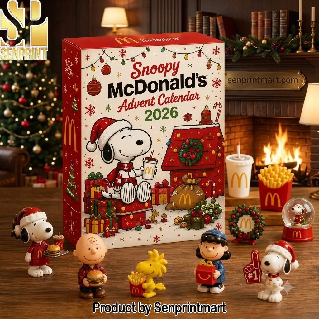 Snoopy McDonald’s 2026 Limited Edition Christmas Advent Calendar