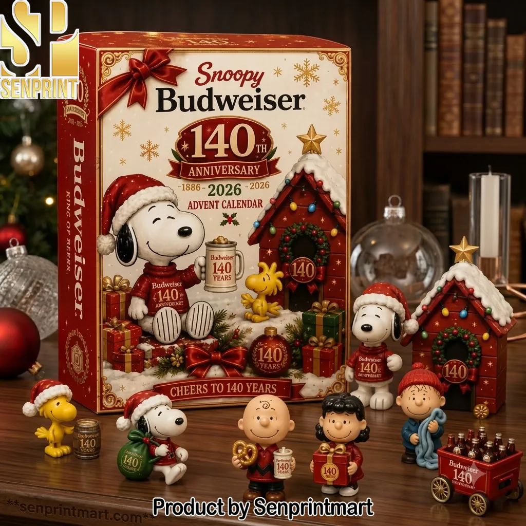 Snoopy Budweiser 140th Anniversary Limited Edition Advent Calendar