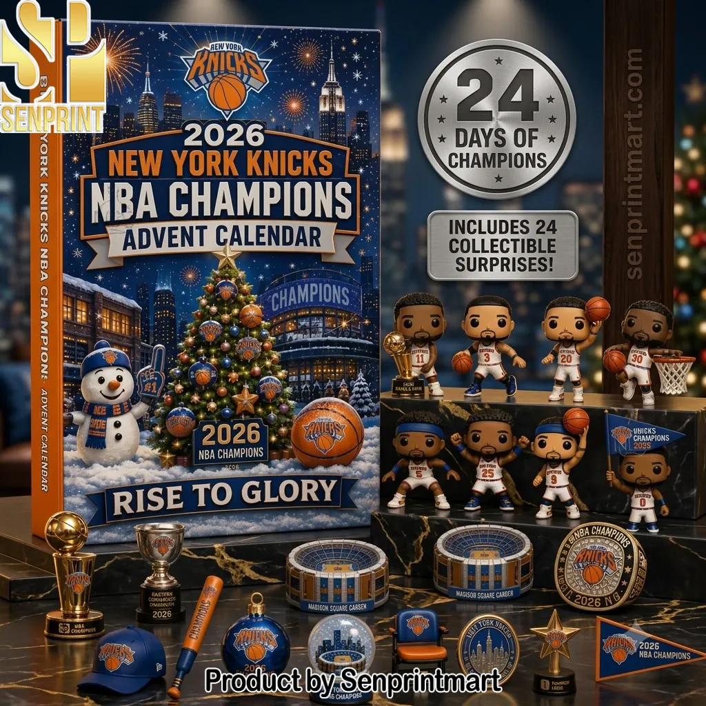 New York Knicks 2026 NBA Champions 24 Days Of Surprises Advent Calendar