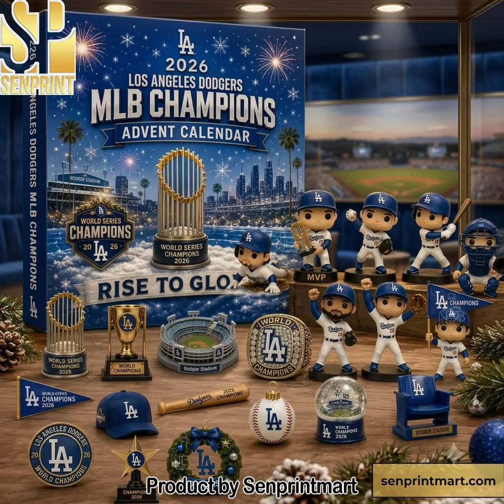 Los Angeles Dodgers 2026 MLB World Series Champions Advent Calendar