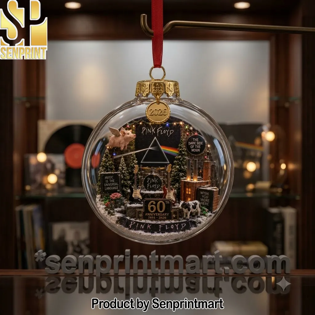 Pink Floyd 60th Anniversary 2026 Limited Edition Christmas Ornament