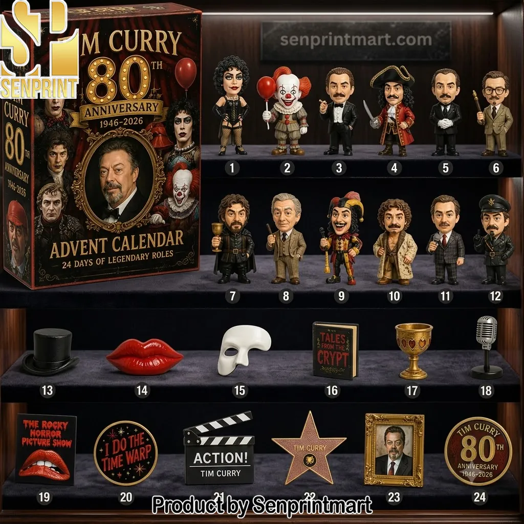 Tim Curry 80th Anniversary 24 Days Of Legendary Roles Advent Calendar