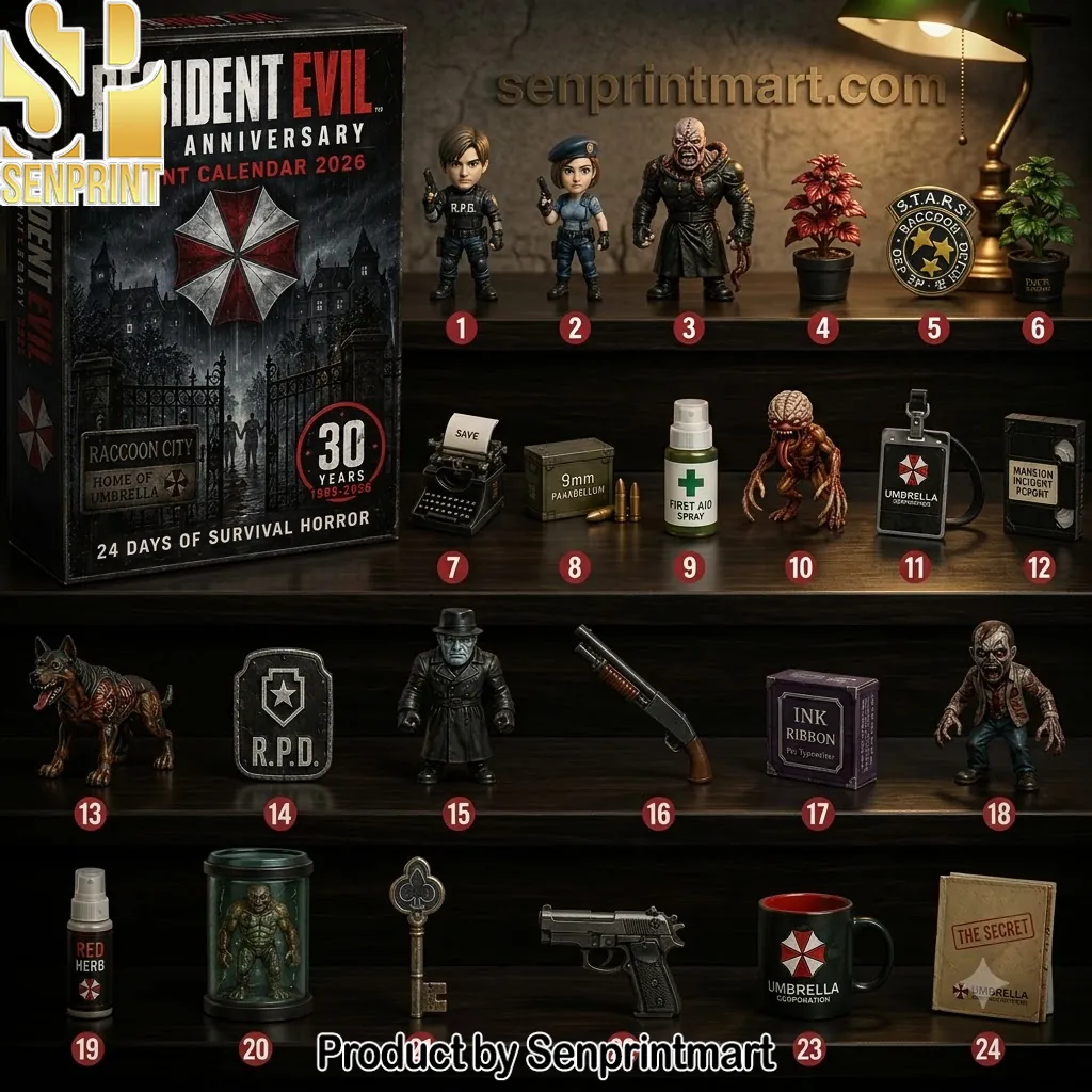 Resident Evil 30th Anniversary 2026 Limited Edition Advent Calendar