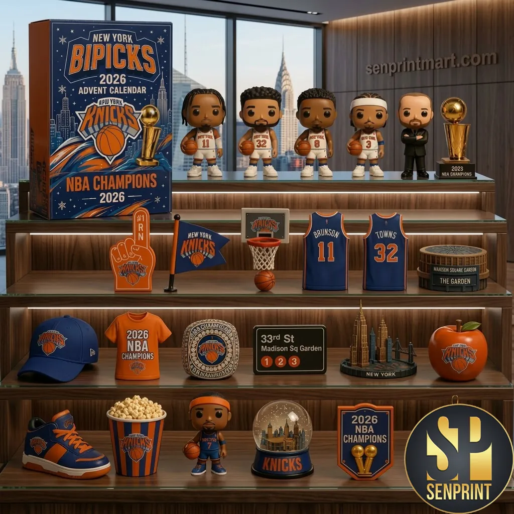 New York Knicks 2026 NBA Champions 24-Piece Collectible Advent Calendar