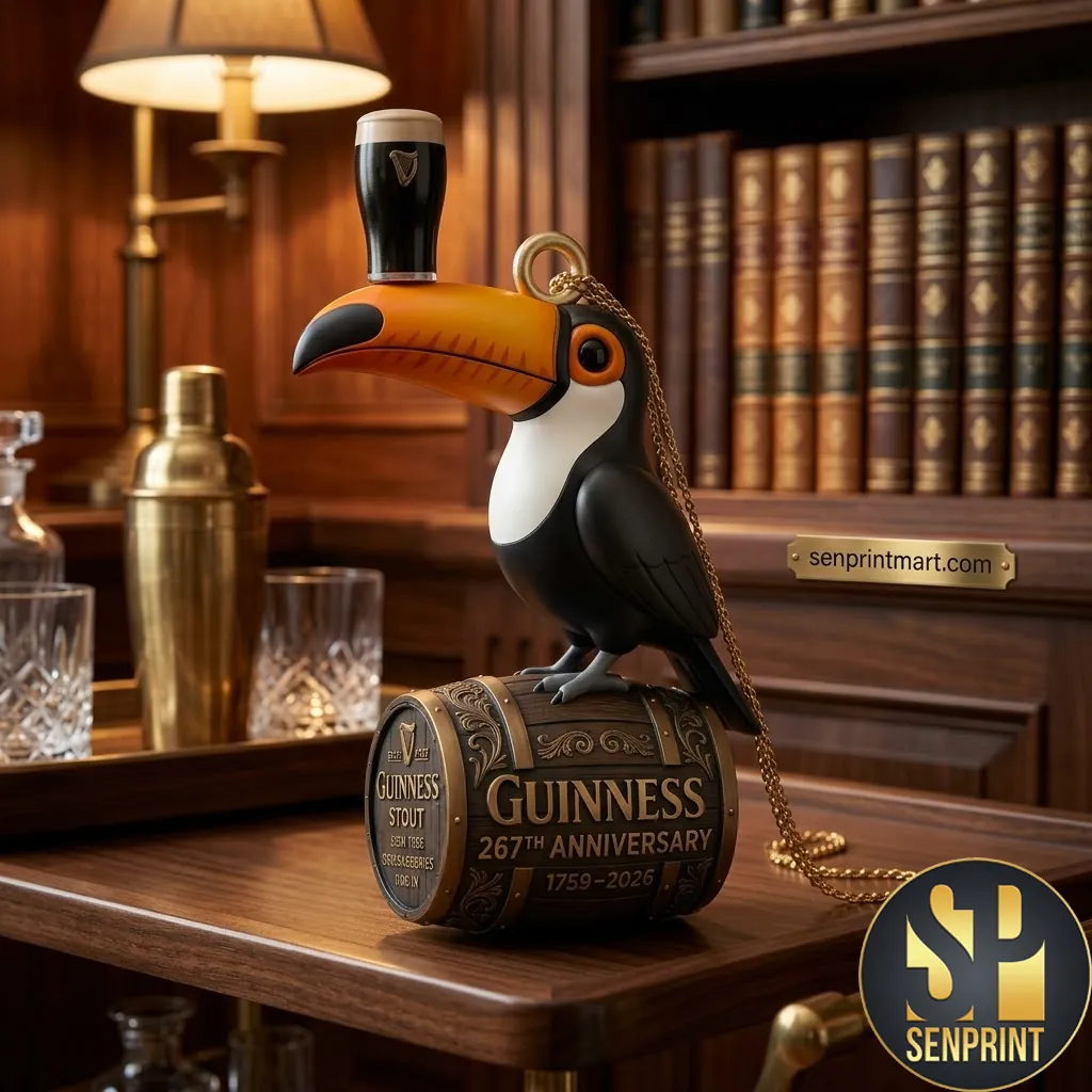 Guinness Toucan 267th Anniversary 1759-2026 Collectible Christmas Ornament