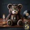 Johnny Cash Man In Black Commemorative Country Music Plush Bear