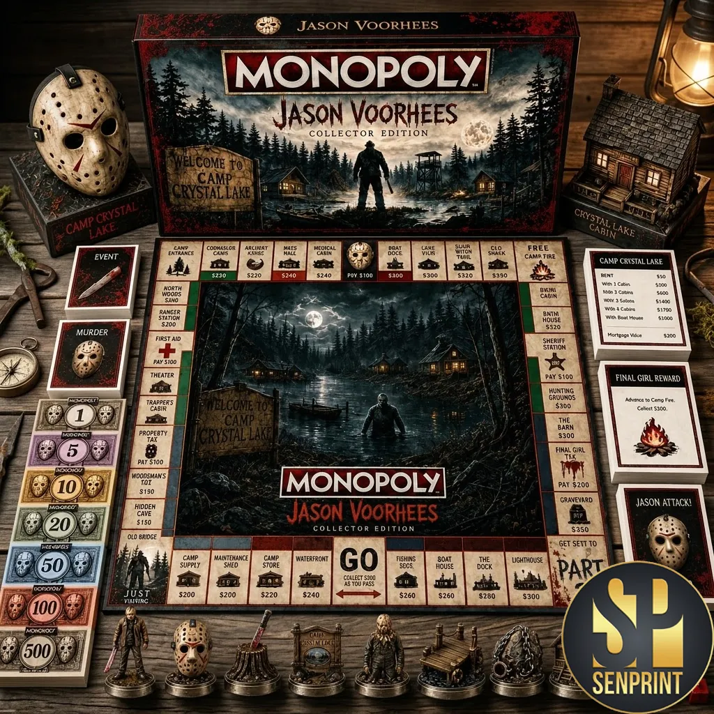 Jason Voorhees Collector Edition Monopoly Board Game