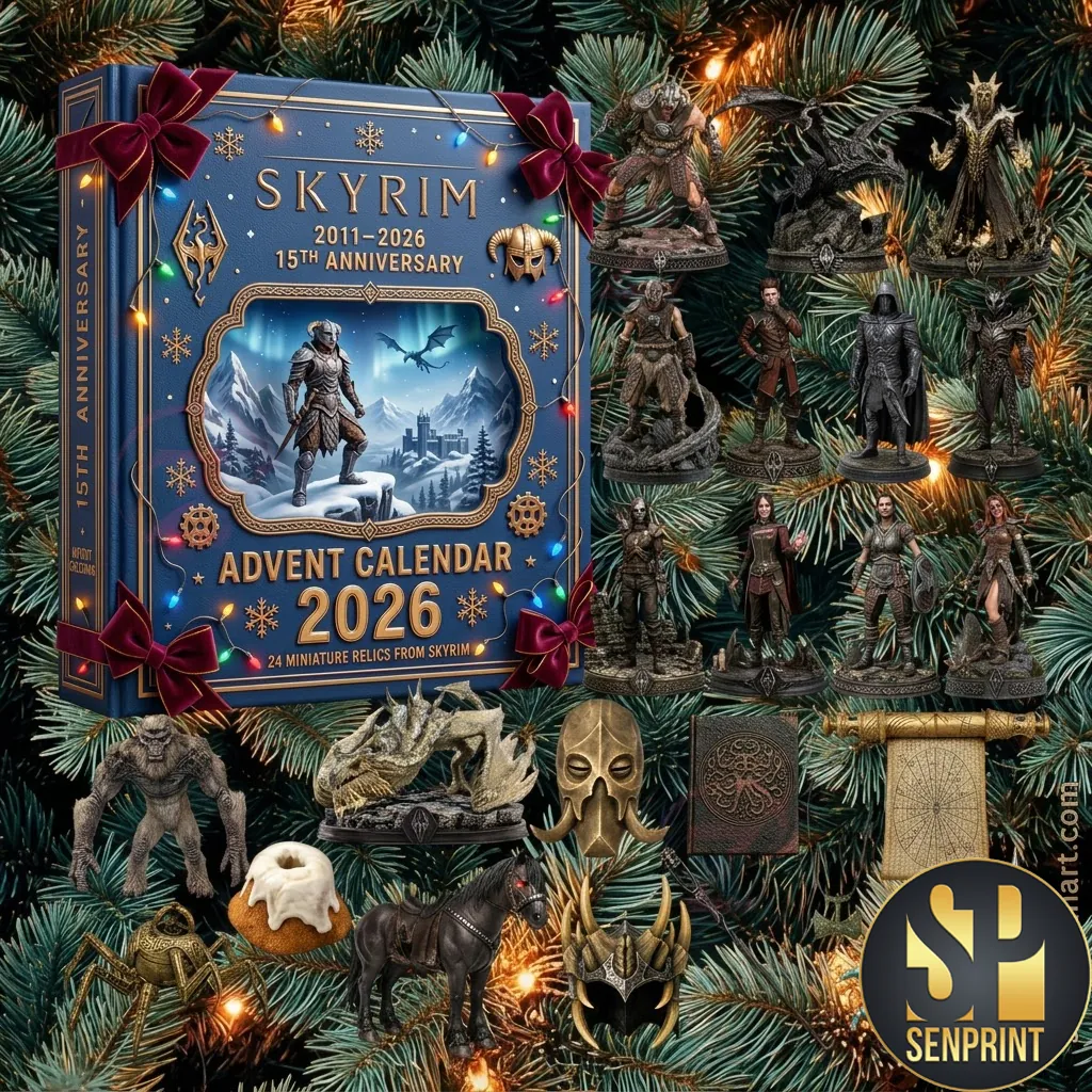 The Elder Scrolls V Skyrim 15th Anniversary Christmas Advent Calendar