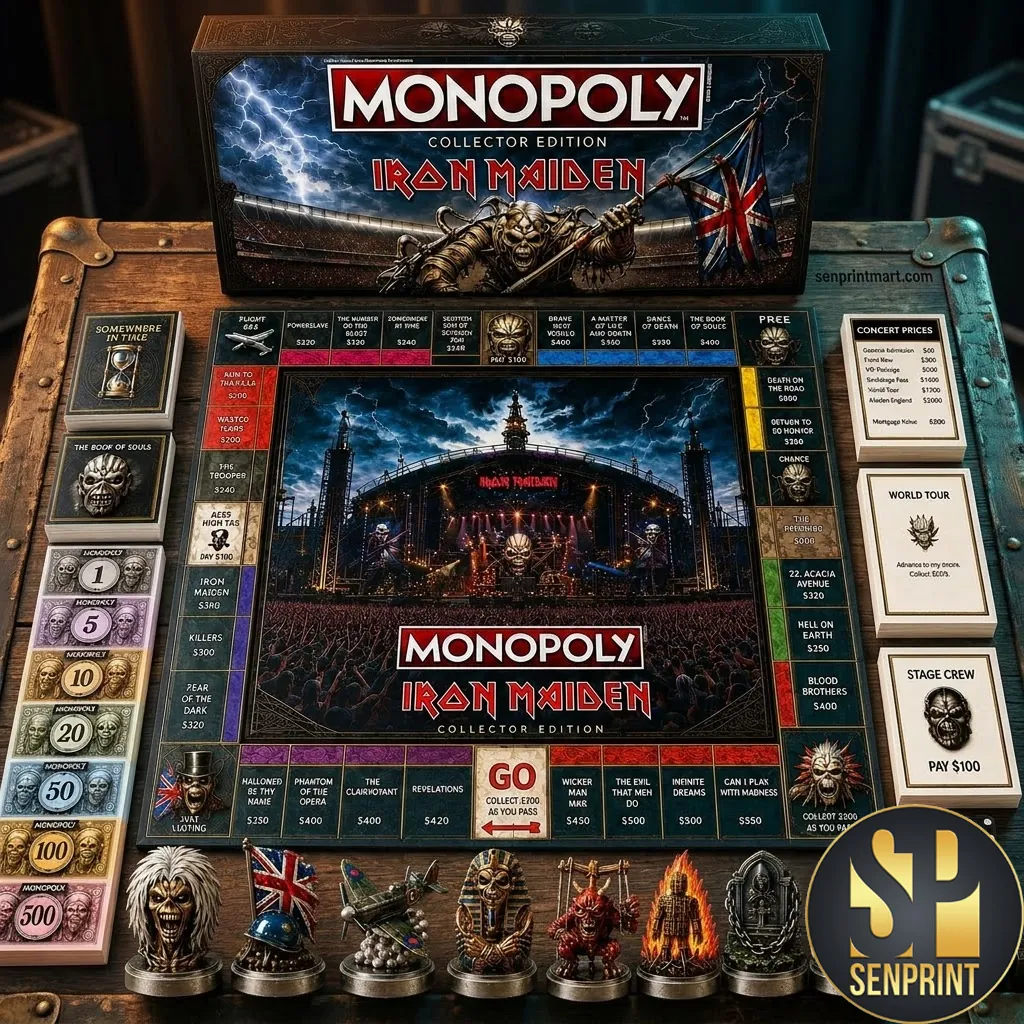 Iron Maiden Monopoly Collector Edition Board Game