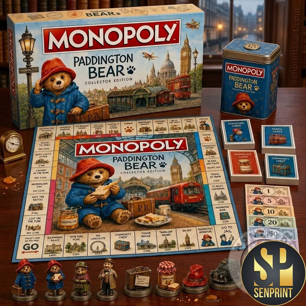 Paddington Bear Monopoly Collector Edition Board Game