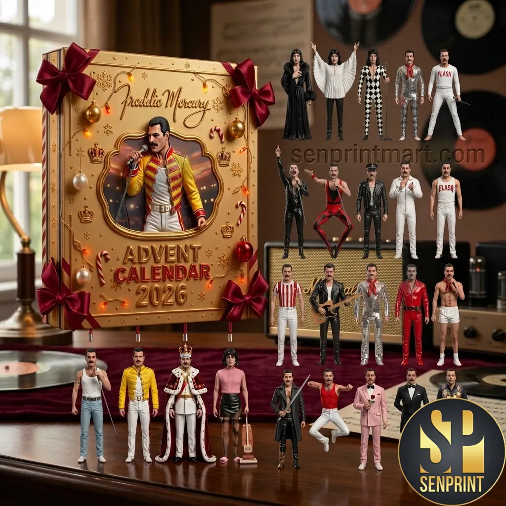 Freddie Mercury 2026 The Legend Collectible Advent Calendar