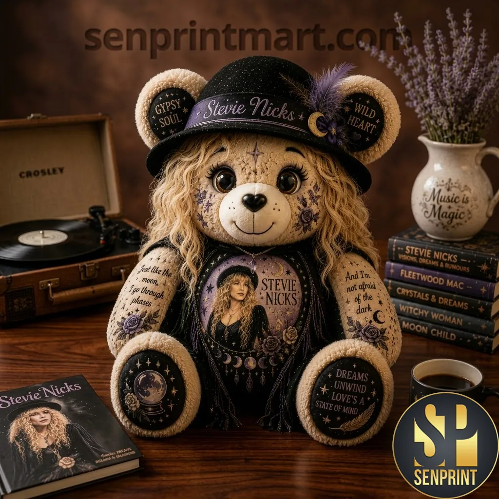 Stevie Nicks Gypsy Soul Commemorative Plush Bear