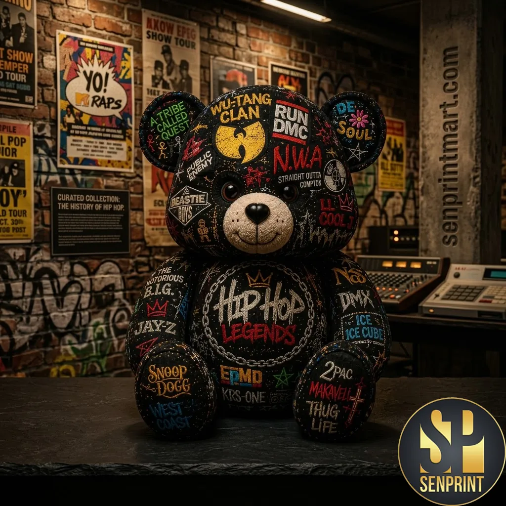 Hip Hop Legends Old School Rap Music Custom Shaped Pillow