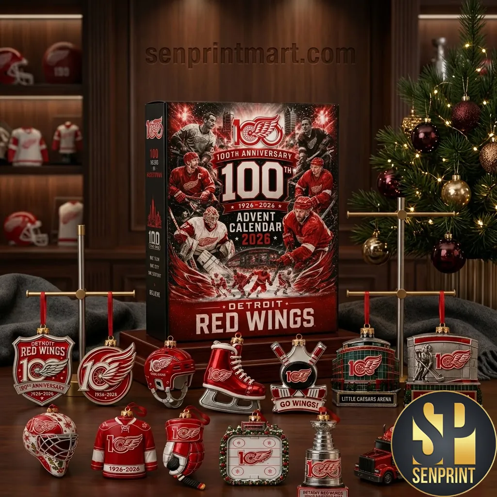 Detroit Red Wings 100th Anniversary 1926-2026 Limited Edition Advent Calendar