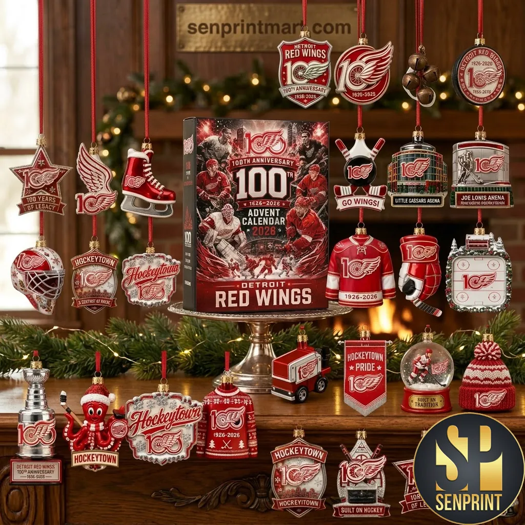 Detroit Red Wings 100th Anniversary 2026 Limited Edition Advent Calendar