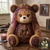 Jimi Hendrix Purple Haze Psychedelic Rock Music Legend Plush Bear Jimi Hendrix Purple Haze Psychedelic Rock Music Legend Plush Bear