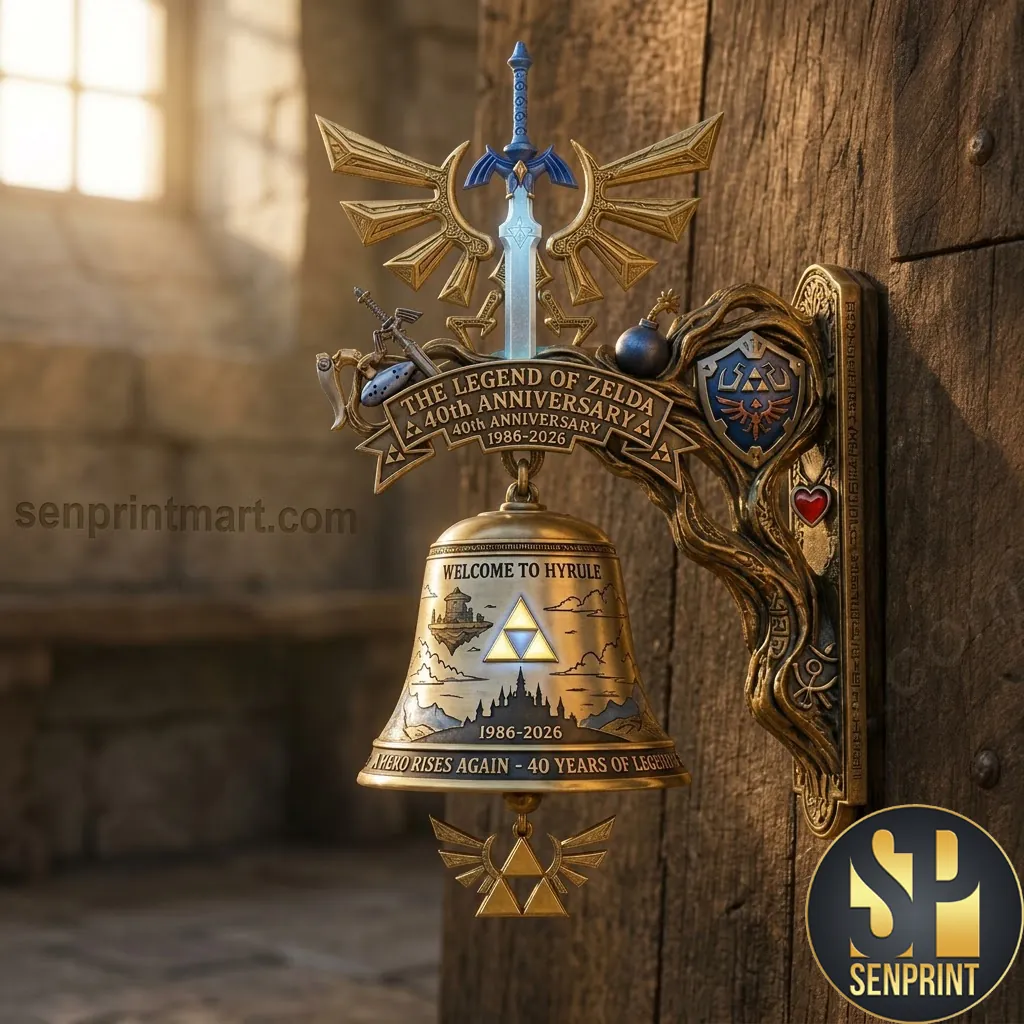 The Legend of Zelda 40th Anniversary Commemorative Wall Bell