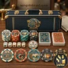 Miami Hurricanes 300-Piece Deluxe Collector Poker Set