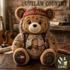 David Bowie Ziggy Stardust Commemorative Plush Bear David Bowie Ziggy Stardust Commemorative Plush Bear