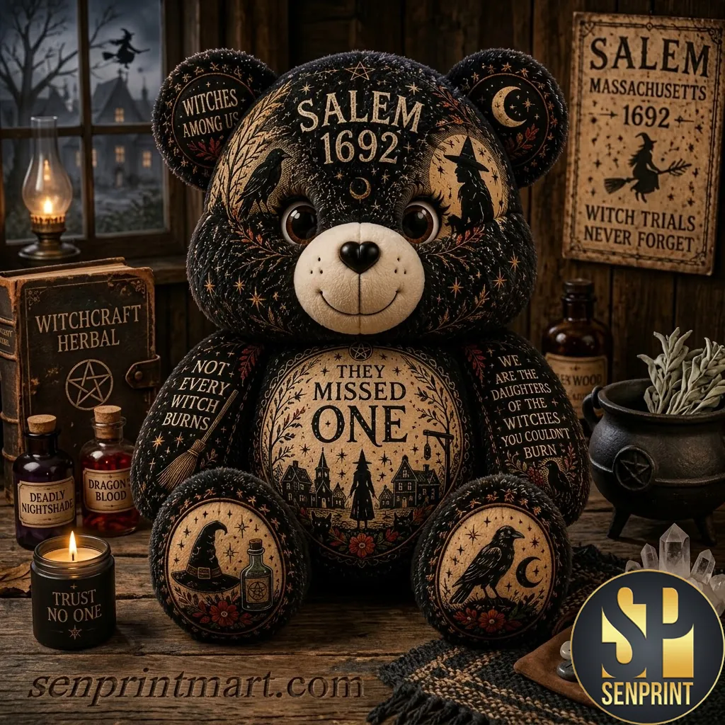Salem 1692 They Missed One Witch Themed Decorative Throw Pillow