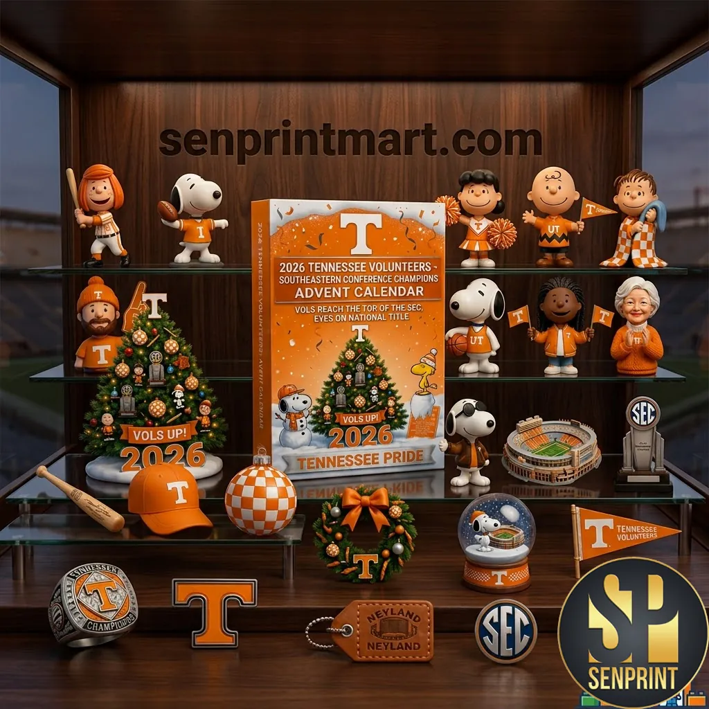 Tennessee Volunteers Snoopy 2026 SEC Champions Advent Calendar