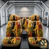 Cozy Christmas Cabin Winter Wonderland Front Car Seat Covers