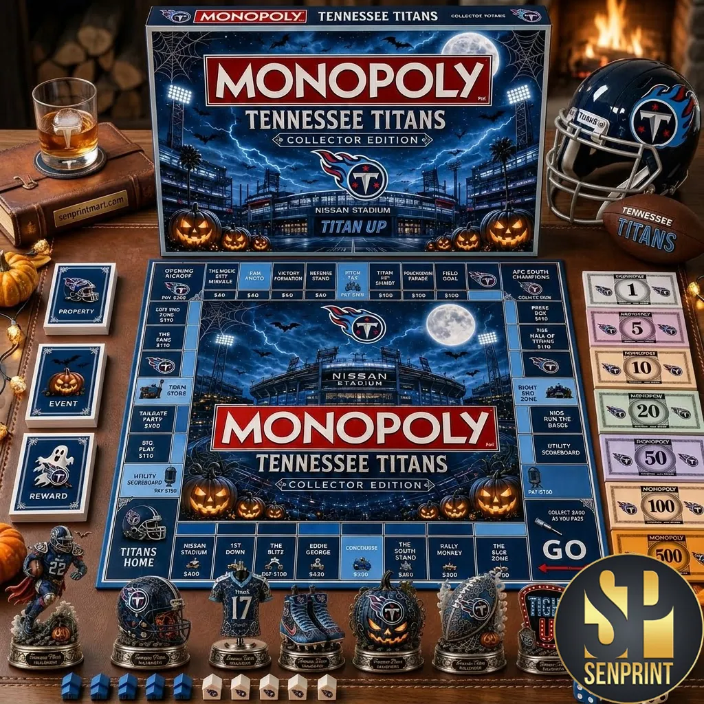 Tennessee Titans Monopoly Collector Edition NFL Board Game