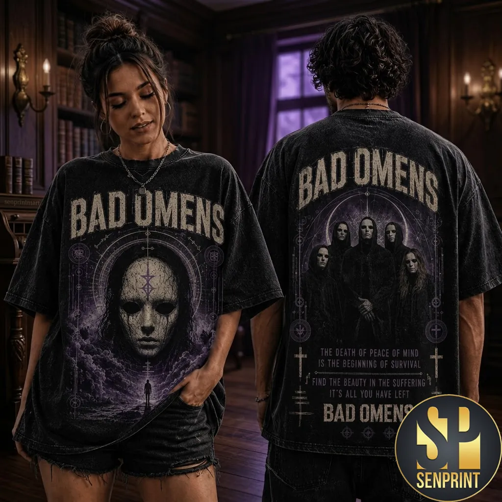 Bad Omens The Death Of Peace Of Mind Vintage Graphic T-Shirt
