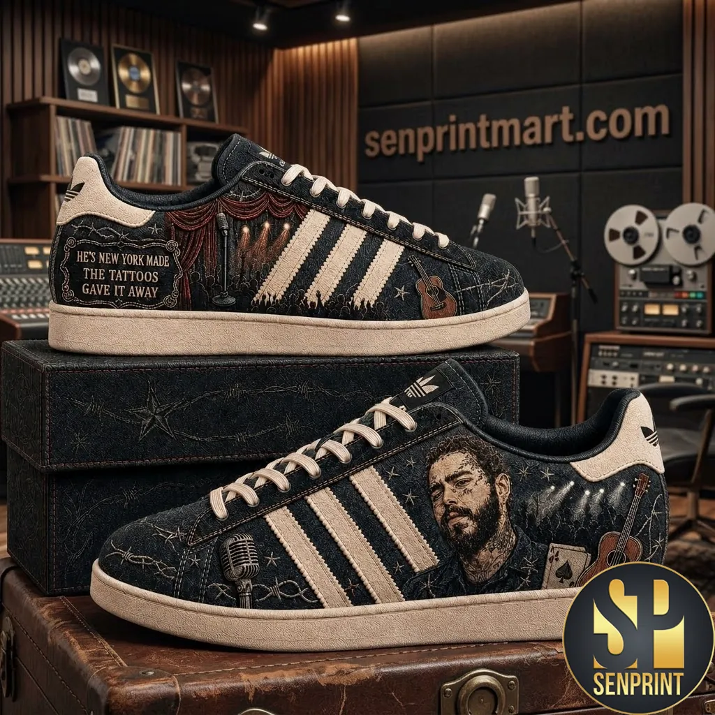 Post Malone Premium Graphic Casual Shoes