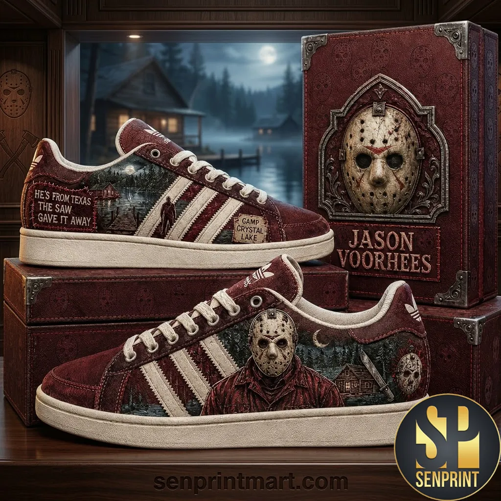 Jason Voorhees Friday The 13th Horror Movie Casual Shoes