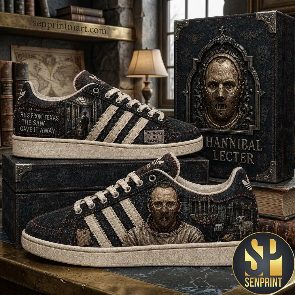 Hannibal Lecter Premium Horror Movie Graphic Casual Shoes