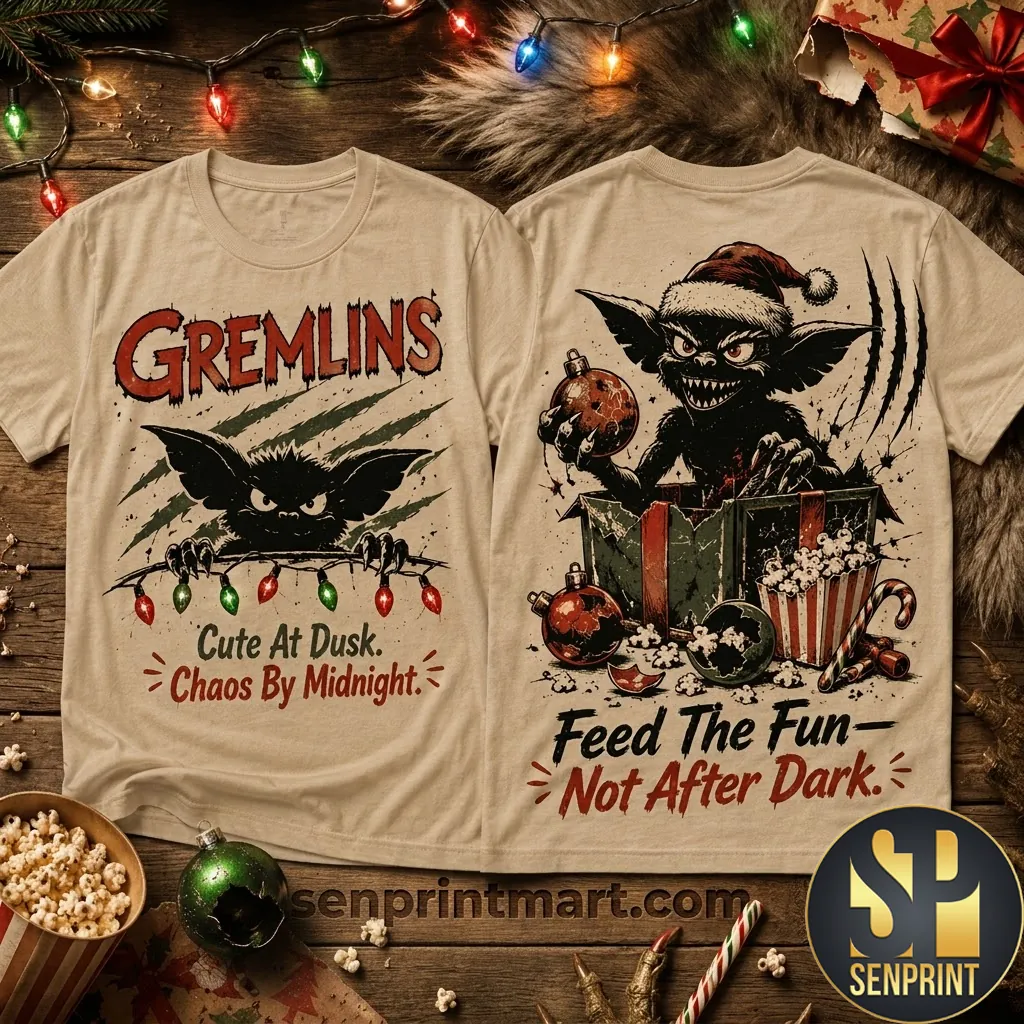 Gremlins Chaos By Midnight Halloween Graphic T-Shirt