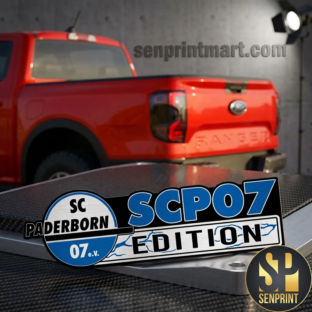SC Paderborn 07 Edition Premium Metal Car Emblem